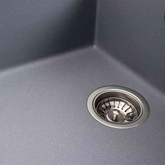 VALESO Гранітна мийка для кухні VALESO CASCADA 7050 матова Сірий металік Коломыя