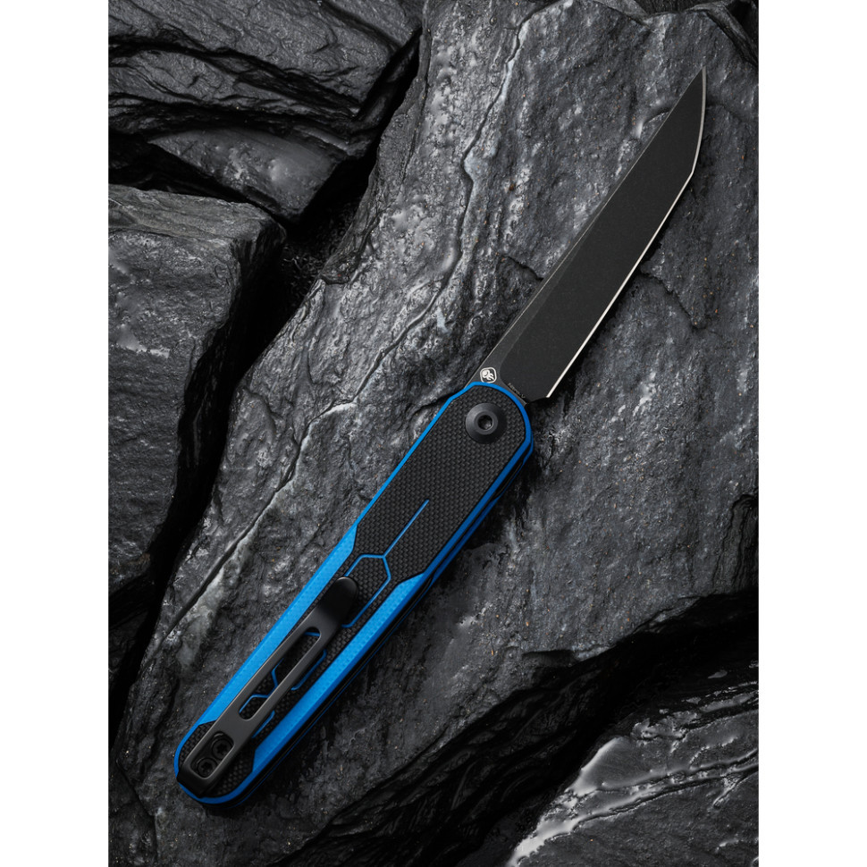 Ніж складаний кишеньковий Civivi KwaiQ , (7.6 см) Nitro-V / G10 чорно-синій Київ - фото 11
