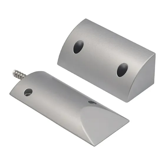 Датчик відчинення магнітоконтактний накладний Trinix СМК 40M Silver на металеві поверхні (27-00022) Киев