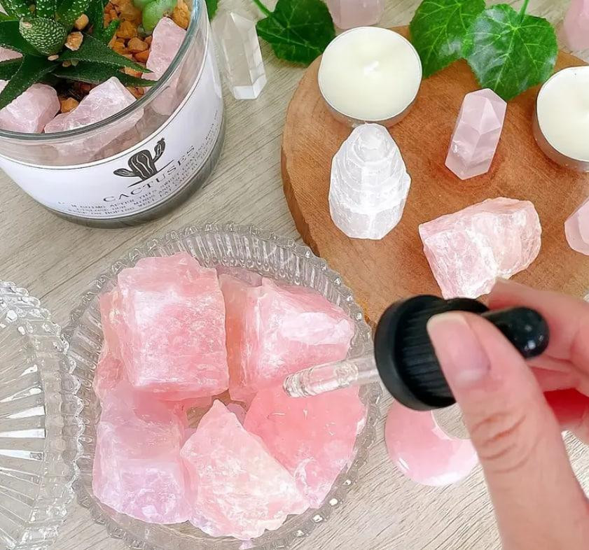 Натуральний кристал рожевого кварцу Розмір: 2.5 см. Необроблені кристали рожевого кварцу Київ - фото 3