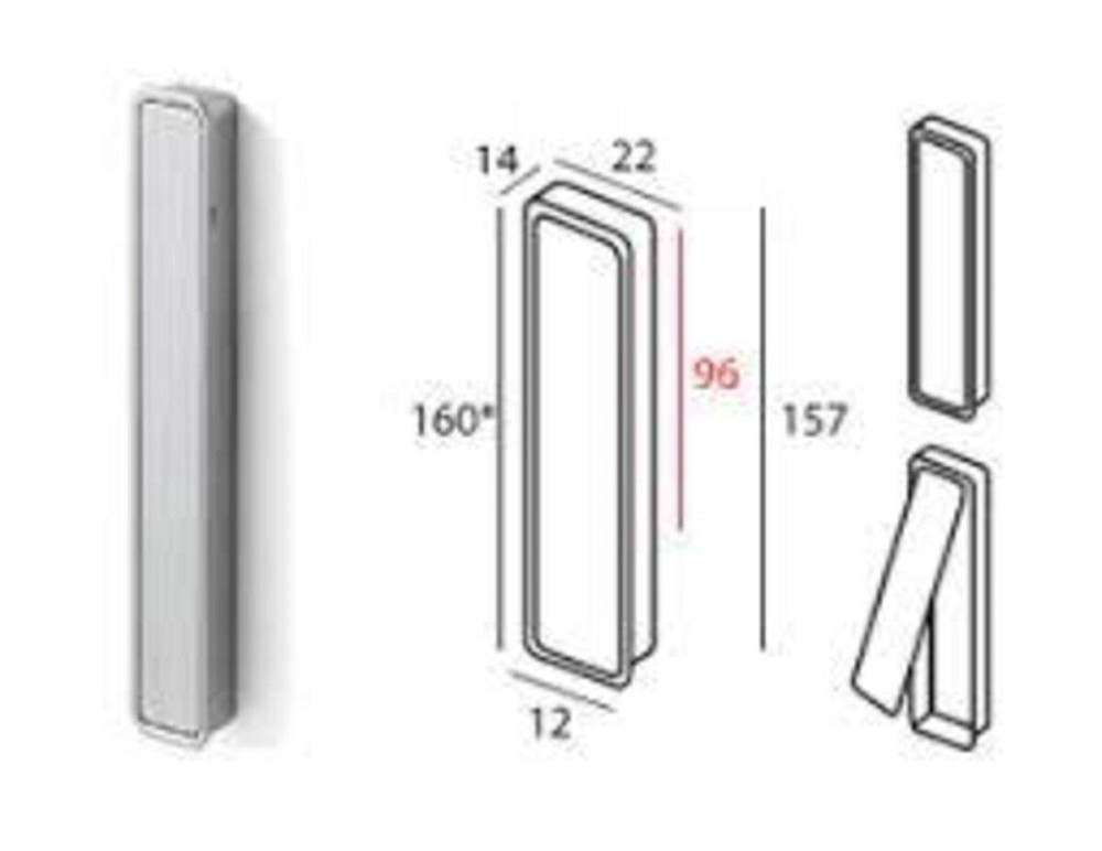 Ручка для раздвижных дверей Pamar MN 1032 Z черный матовый (E228) Київ - фото 2