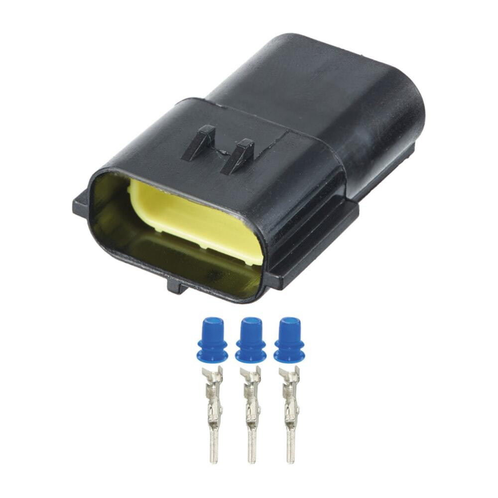 Роз'єм конектор 3-кон., 174359-2, TE Америка, Корея, Японія, Америка, Швеция, Buick, Cadillac, Chevrolet, Daewoo, GMC, Isuzu Київ - фото 1