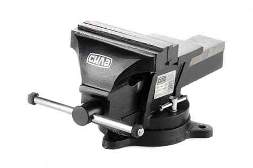 Поворотні слюсарні лещата 150 мм СИЛА Харків