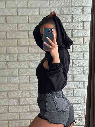 Жіночий стильний комплект оверсайз: топ і накидка з капюшоном двонитка + рубчик Чорний Одеса