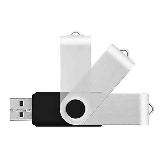 Флешка USB Flash пам'ять 2Gb поворотна (метал) Одеса