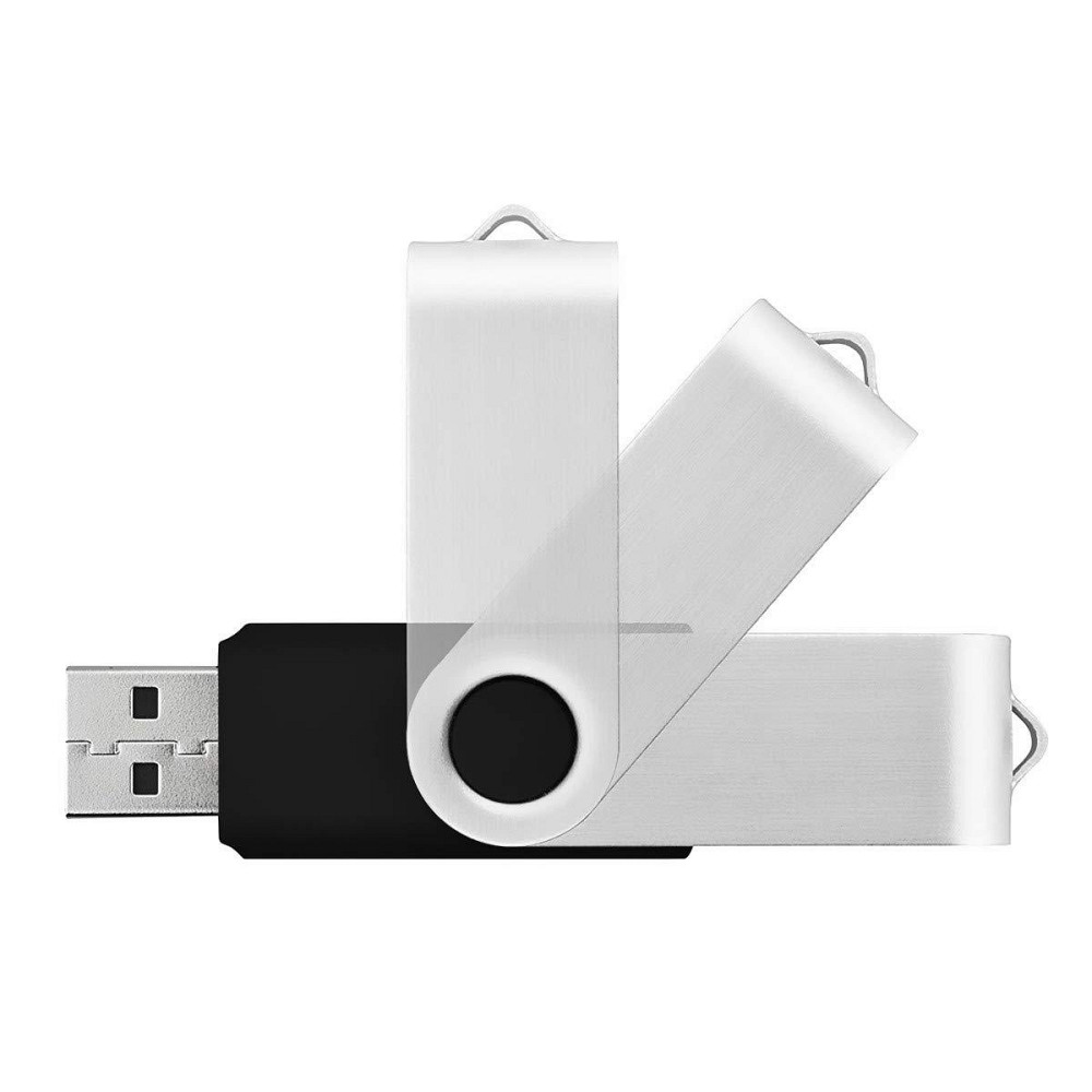 Флешка USB Flash память 2Gb поворотная (метал) Одесса - изображение 1