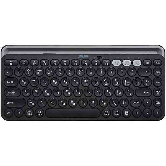 Клавіатура бездротова 2E KS250 WL BT Black (2E-KS250WBK_UA) Чорний Харьков
