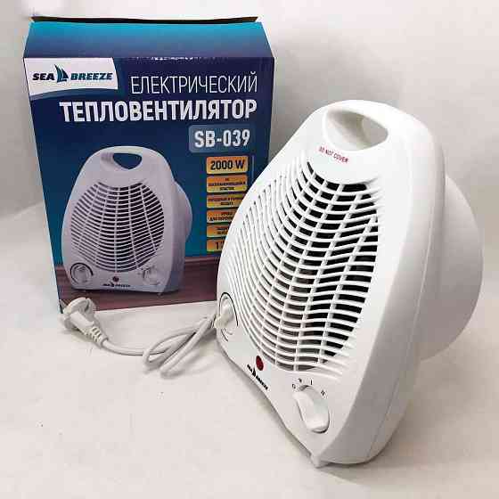 Портативный обогрев вентилятора для горячего обогрева Sea Breeze SB-039 2000 Вт, Электро дуйчик ZA-35 Львов