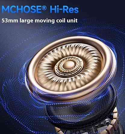 MCHOSE V9 Pro‼️В НАЯВНОСТІ‼️Steel Black беспроводные игровые наушники. Харьков