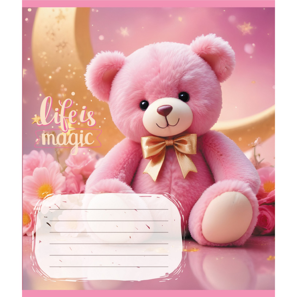 Зошит учнівський "Тедді" 012-500363K-4 в клітинку, 12 аркушів Вінниця - фото 1