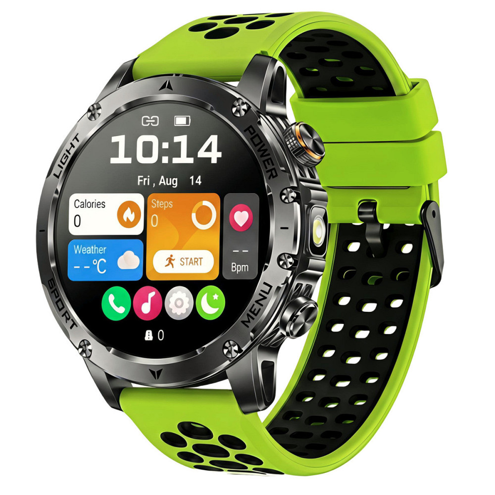Розумний смарт-годинник Smart Power Ultra Venom Green (3 ремінці) Вінниця - фото 1