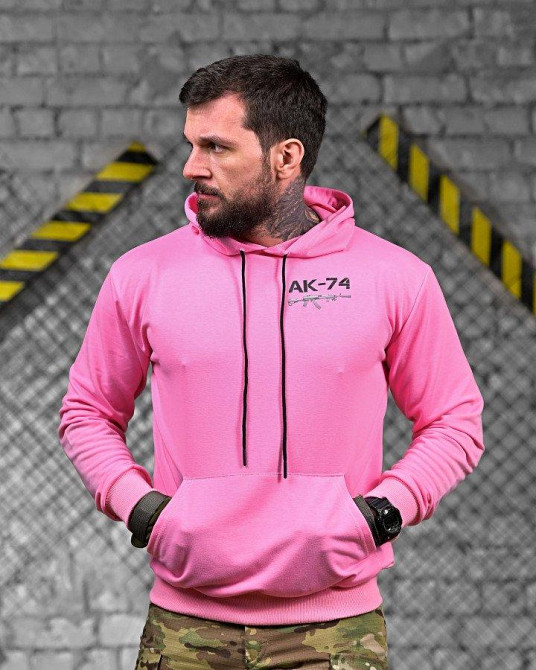 Тактическая худи MAKLIN   АК-74 розовая ДЛ7063 Одесса - изображение 4