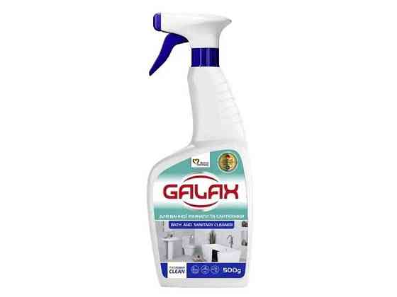 Засіб д/миття ванної кімнати та сантехніки das PowerClean 500гр ТМ GALAX Київ