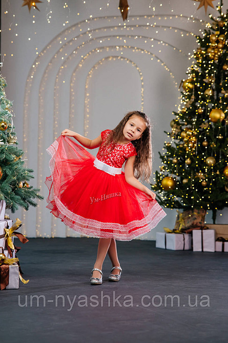 Дитячі святкові сукні з мереживом на ріст 98-116 Кривий Ріг - фото 2