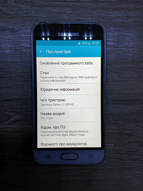 Б/У Смартфон Samsung Galaxy J1 (2016) SM-J120H 1/8Gb 2sim Днепр - изображение 2