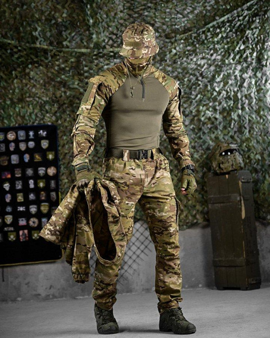 Летний тактический костюм PROJECT XEN 7в1 мультикам ДЛ7081 Одесса - изображение 8