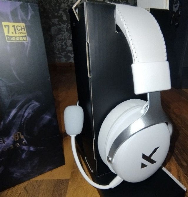 Навушники ігрові Mchose V9 PRO Білі. Харків - фото 1