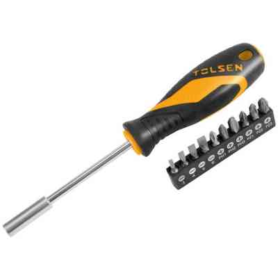 Отвертка Tolsen 11 насадок (20044) Винница