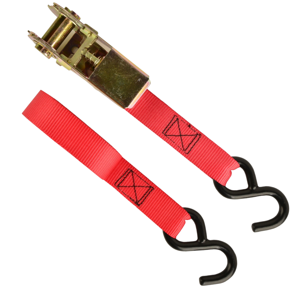 Набір стяжних ременів з храповим механізмом для кріплення вантажу 2 шт. 25 мм х 3 м стропи з навантаженням 136 кг Кам'янець-Подільський - фото 7