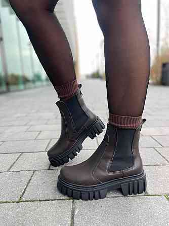 Edan Instruments Черевики жіночі EDAN 17 шоколадні (зима, шкіра натуральна) (5660) 38 Коломыя