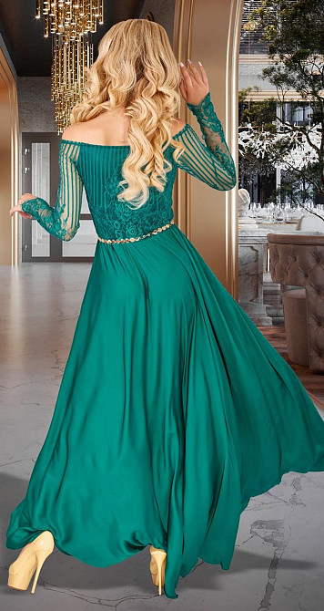 Вечернее шелковое платье (44) Киев - изображение 4