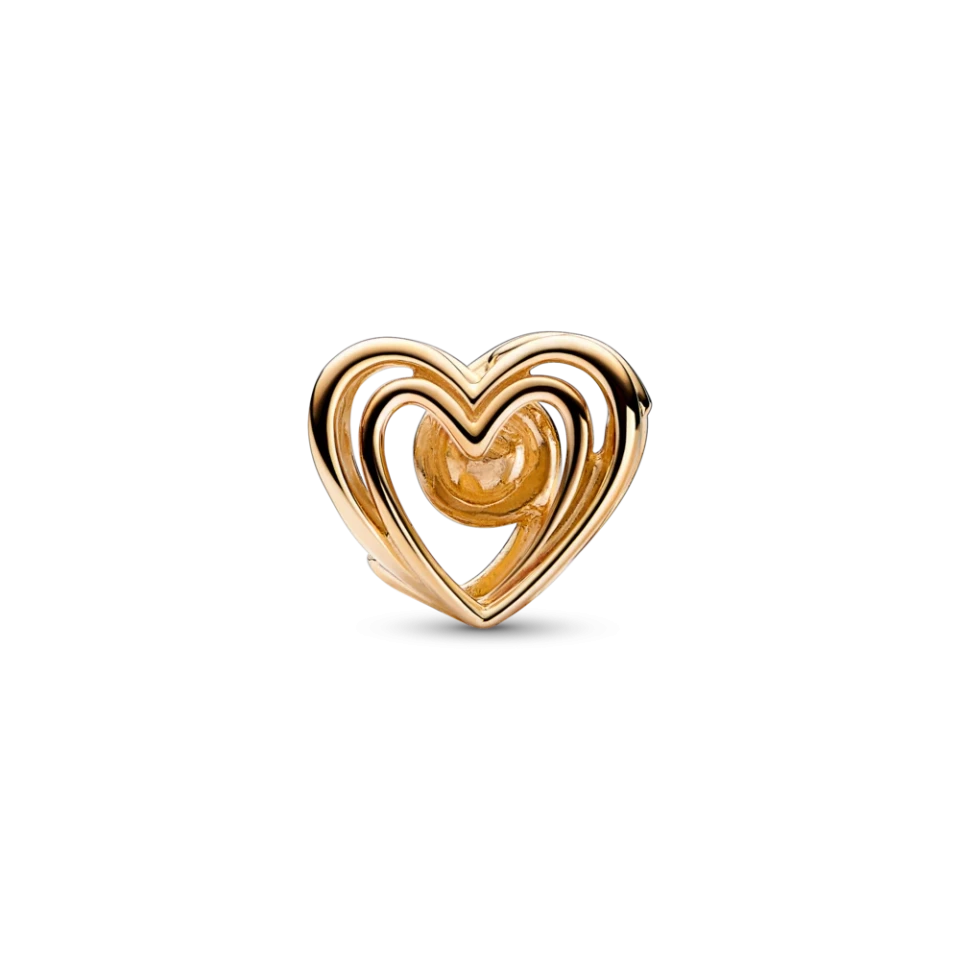 Серебряный шарм Пандора Закрученое сердце с жемчужинойMasterSem Киев - изображение 2