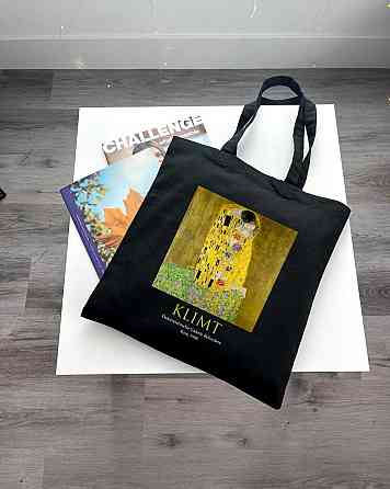 Екошопер BookOpt ВК4064 KLIMT «Поцілунок» Чорний Київ