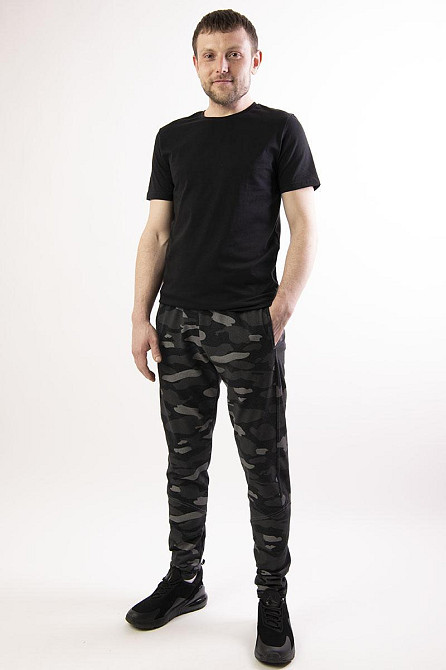 Мужские спортивные брюки, зеленые, тёмно-серые Крохатушка одяг Киев - изображение 4