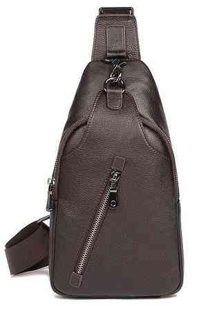 Сумка чоловіча через плече Vintage 14952 Коричнева Київ