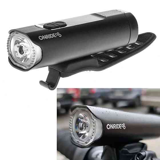 Фара для велосипеда ONRIDE Rouse 20 (500 lm, 2400 mAh), алюминиева Бровары