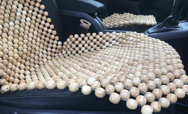 Масажер-Накидка Дерев'яна на Автомобільне Сидіння (Пара) – Масажний комплект для комфорту в дорозі Івано-Франківськ - фото 2