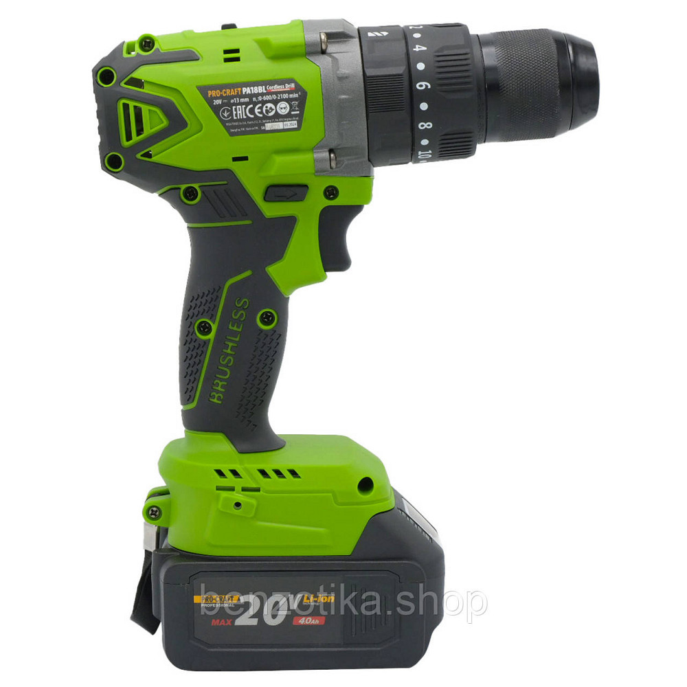 Шурупокрут Procraft Industrial PA18BL Extra (2 акб) Київ - фото 6