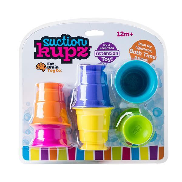 Тактильна Іграшка Fat Brain Toys Suction Kupz М'які чашки 6 шт. (F183ML) Харків - фото 20