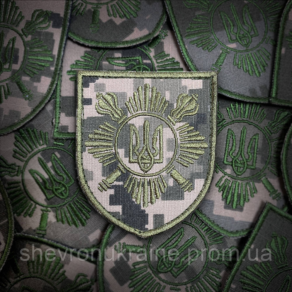 Шеврон Отдельный полк Президента (Форма щит. На липучке) Размер 8x7см Киев - изображение 1