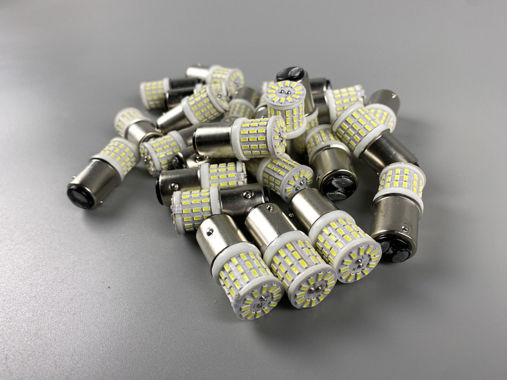 Лампа LED стоп-сигналу і покажчика повороту 12V з 2-х контактним цоколем 1157 BAY15d Мукачево - фото 5