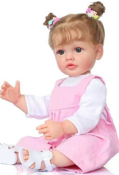 Реалістична Лялька Реборн 55 см Дівчинка Елла. Харків - фото 7