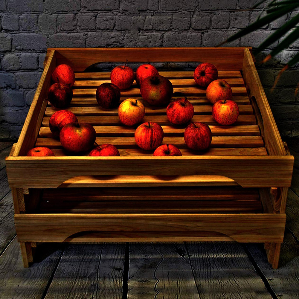 Стелаж для овочів і фруктів "Бактон" сієна Миколаїв - фото 1