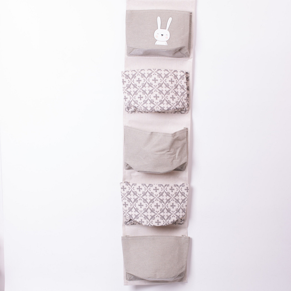 Підвісний органайзер на 5 відділень 20×58 (см) Сірий HP-41-13G Коломыя - изображение 1