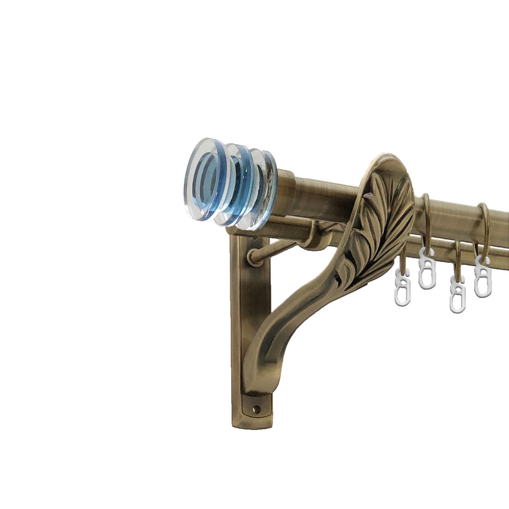 Карниз Orvit Акварія металевий дворядний ретро Антик 25\19 мм 300 см (4301625) Львов - изображение 1