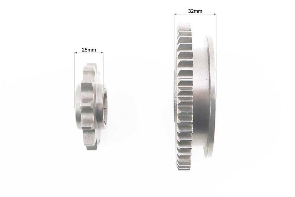 Редуктор фрези R175/180N/190N/195N - Вал первинний + зірка Z-12 + Шестерня Z-49 101-2 Киев - изображение 4