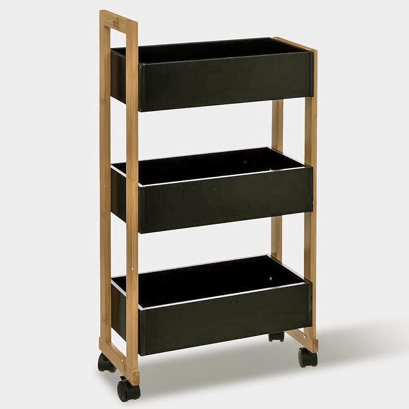 Этажерка для ванной на колёсиках 