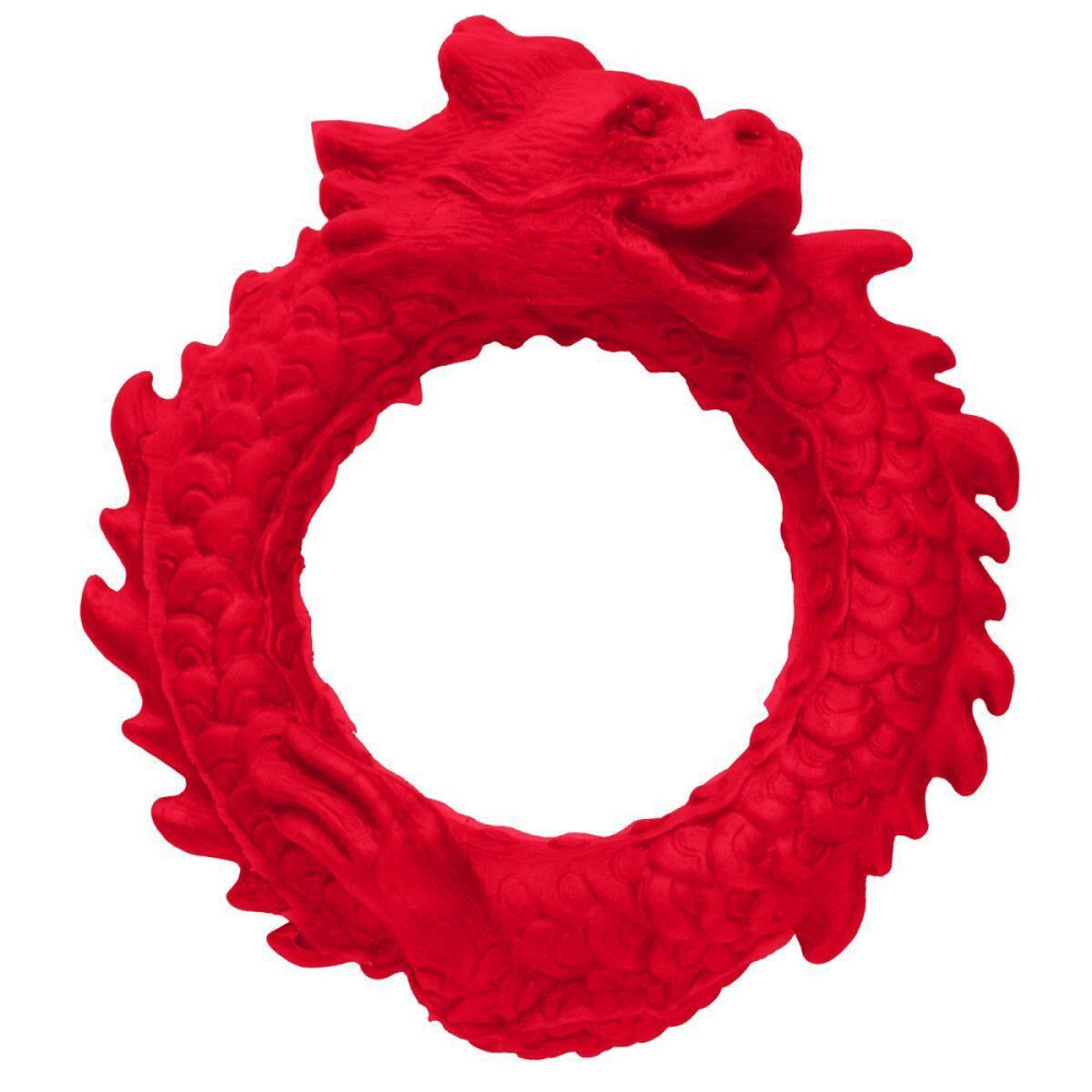 Ерекційне кільце – дракон Creature Cocks Rise of the Dragon Silicone Penis Ring – Red, діаметр 4 см Sex Aura Київ - фото 1