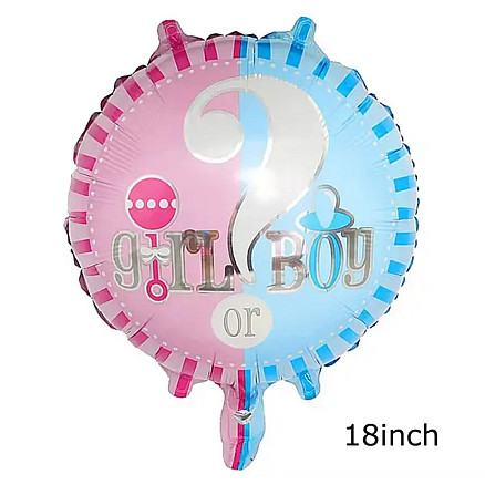 Фольгована куля girl or boy 18" 45см Київ - фото 1