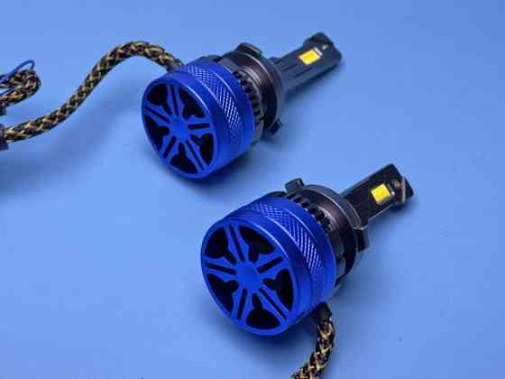 LED лампы HB4 (9006) K68 (120W) с пультом — 3 цвета (3000K/4300K/6000K) + Стробоскоп Харьков