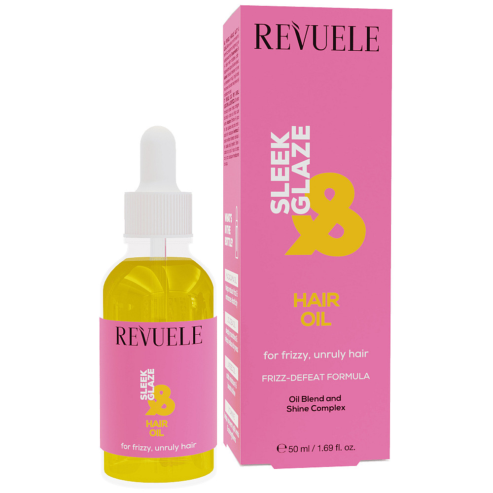 Несмываемое масло для непослушных и тусклых волос Sleek & Glaze Revuele 50 мл Киев - изображение 2
