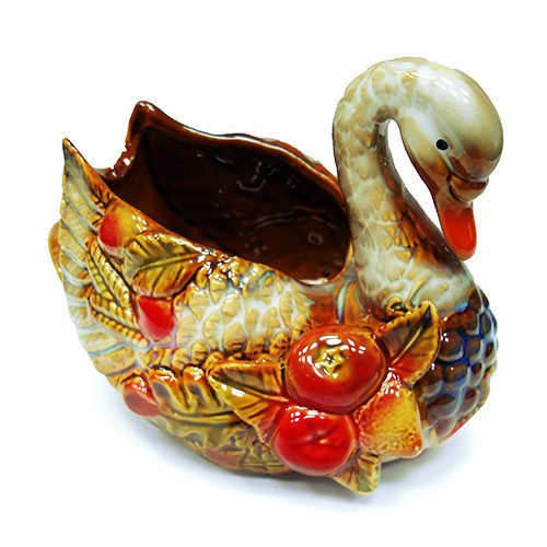 Конфетница керамическая Лебедь Киев - изображение 1