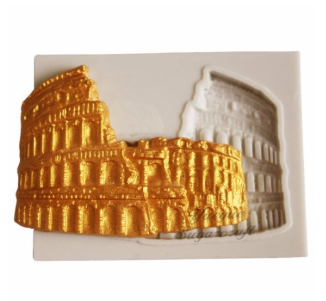 Молд силиконовый Римская архитектура 80 на 60 мм серый Киев - изображение 2