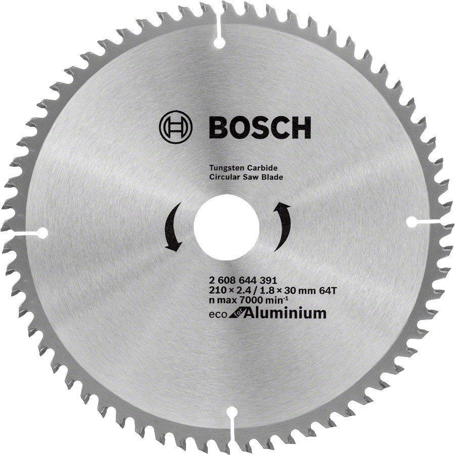 Диск пиляльний Bosch Eco AL 210x30-64T (2608644391) Коломия - фото 2