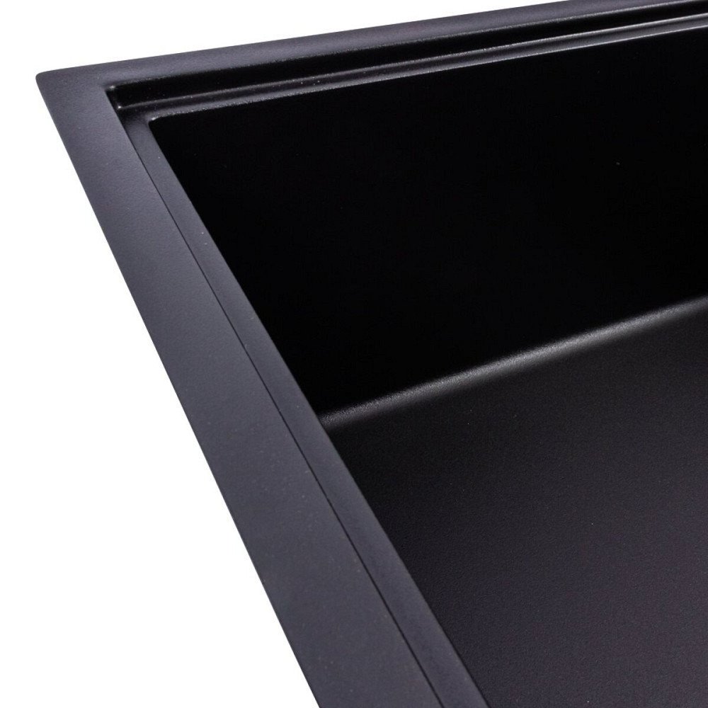 VALESO Гранітна мийка VALESO GALANS 7850 матова Чорна Киев - изображение 5