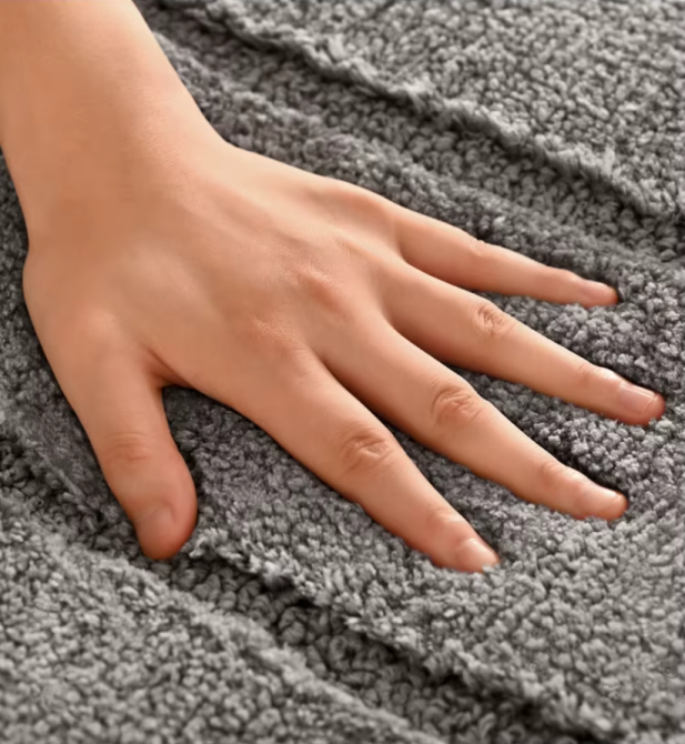 Килимок для ванної кімнати і душа килимок для ніг в душову, мікрофібра, атискользящий розмір 40х60 см, сірий Кам'янець-Подільський - фото 2